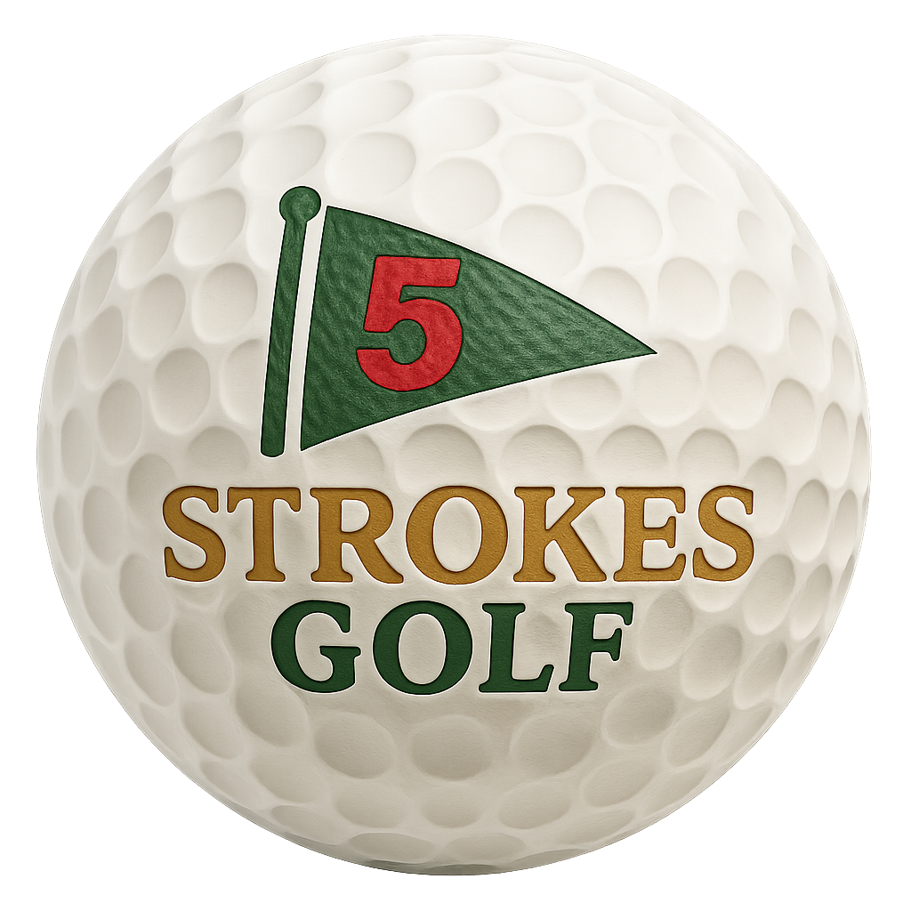 5 Strokes Golf Logo